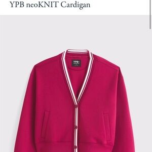 Abercrombie YPB Pink Cardigan